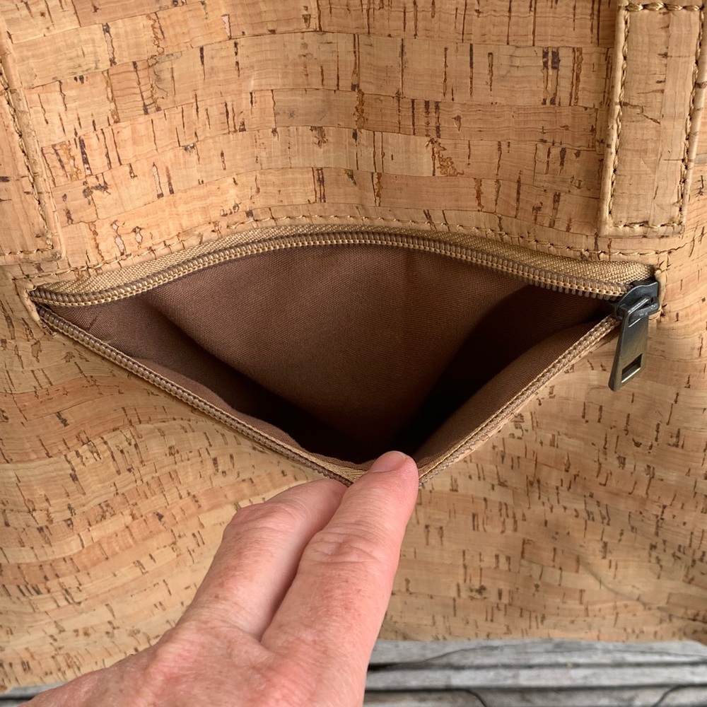 Elegant Floral Cork Tote Bag - Picture 11 of 16